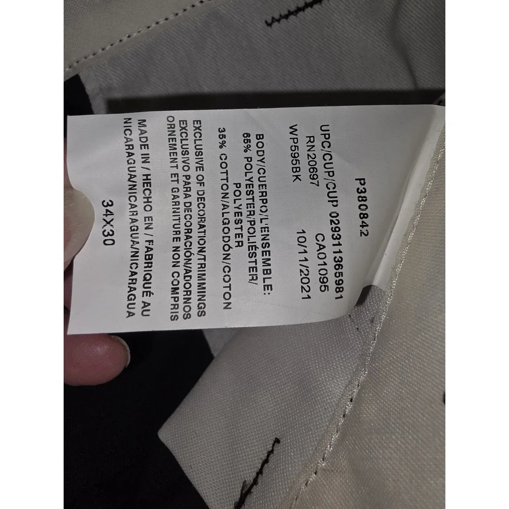 Dickies Regular Fit Cargo Work Pants -Straight Leg 34 x 30, Black